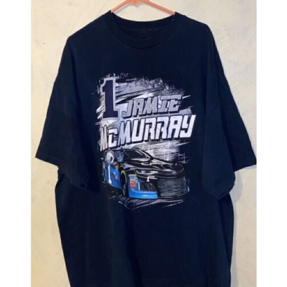 Jamie McMurray Nascar T-Shirt #1  CHIP Ganassi Racing  3XL Front N Back Print - Picture 3 of 7